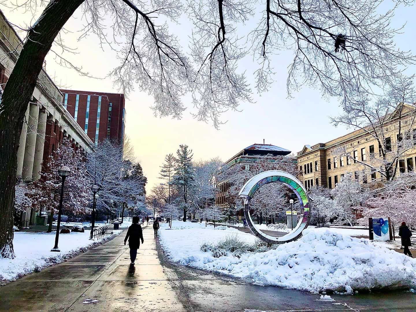 Winter in Ann Arbor, 2022